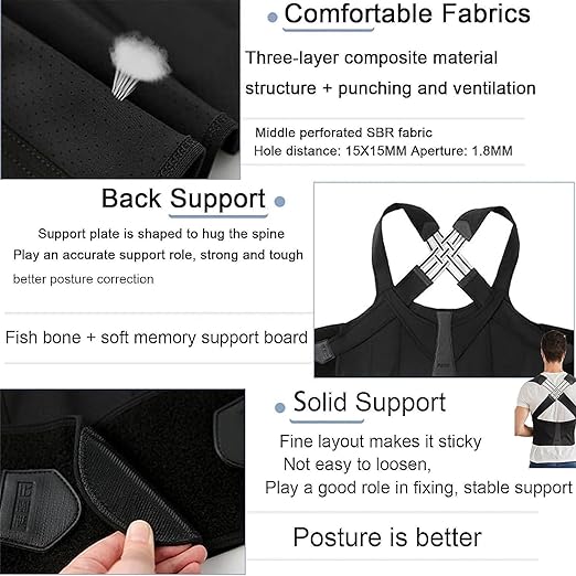 Adjustable Back Posture Belt...
