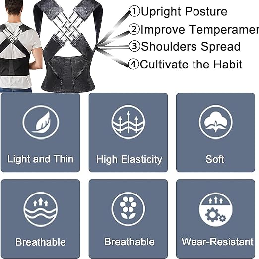 Adjustable Back Posture Belt...
